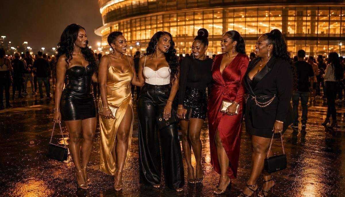 R&B Tour 2026 outfit inspiration - Usher and Chris Brown concert grown and sexy looks