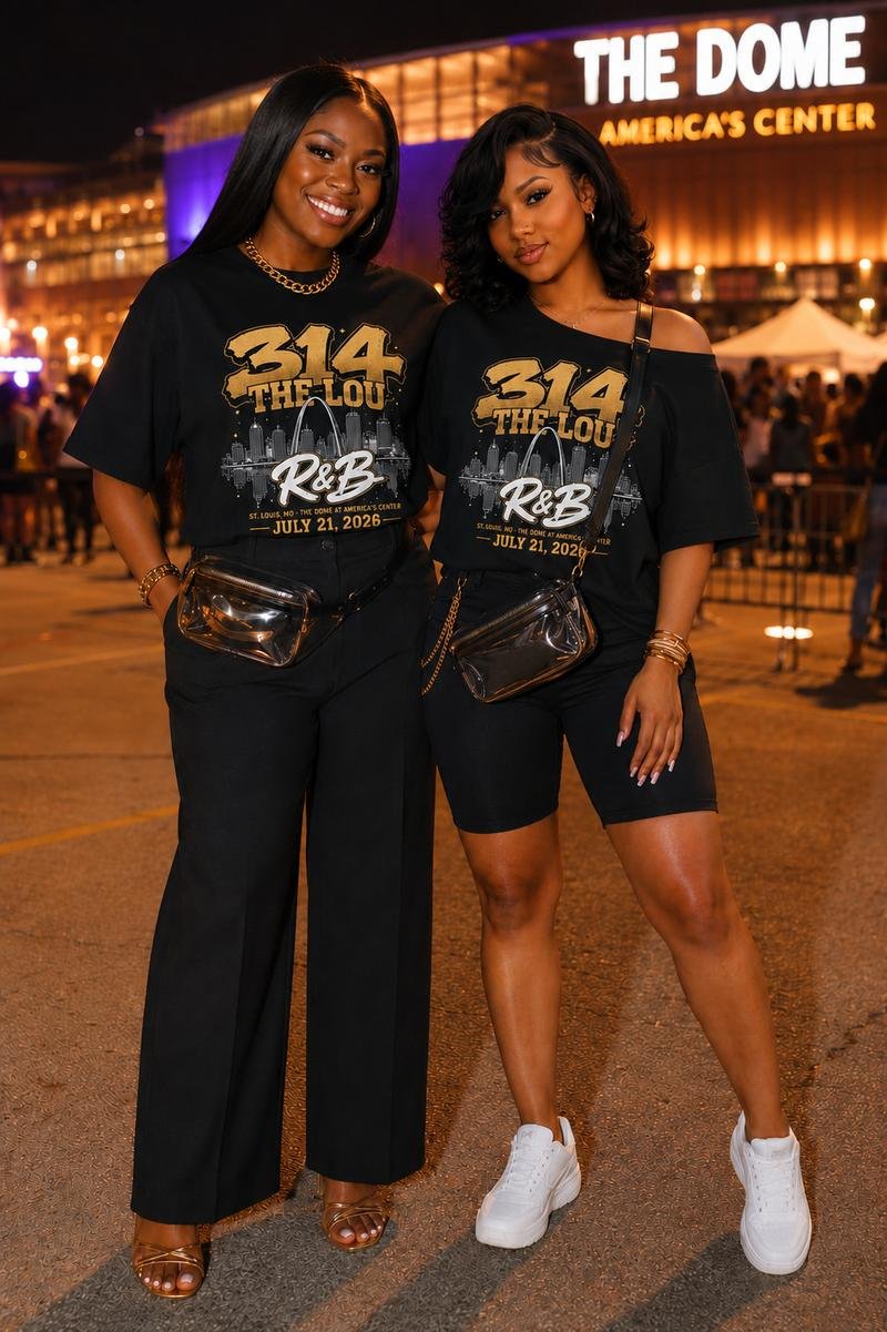 314 The Lou R&B Mississippi River St. Louis concert tee July 21 2026 The Dome