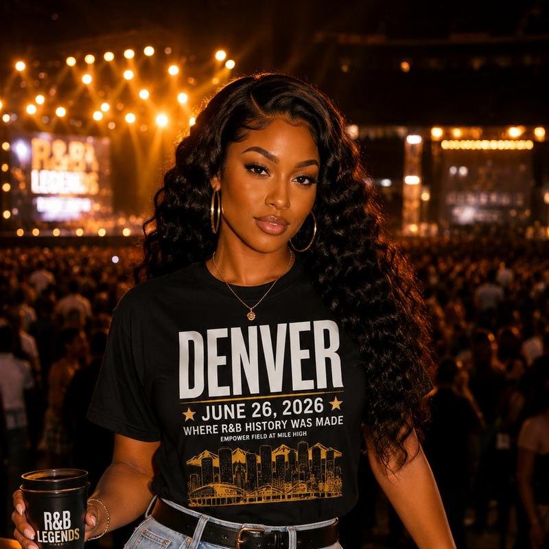 Mile High Denver 2026 Vintage Music Graphic Tee Soft Cotton concert shirt